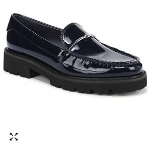 NIB Franco Sarto Senna Round Toe Lug Sole Loafers Women's Size 5.5M